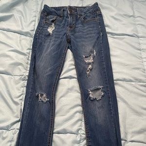 Distressed Jeans (Dark Wash)